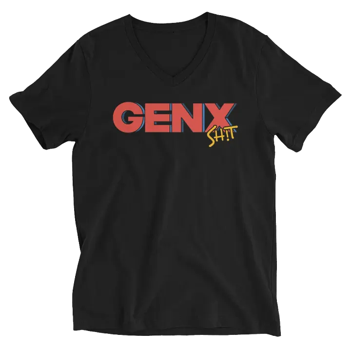 Internet Black V-Neck T-Shirt product image (2)