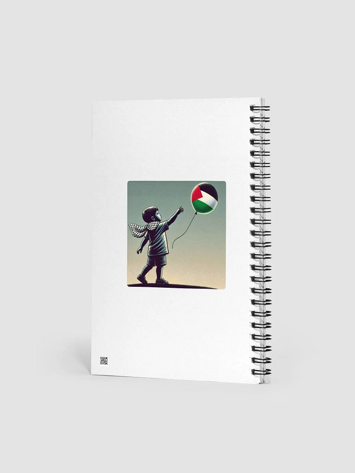 Spiral Notebook | AI Design FREE PALESTINA product image (2)