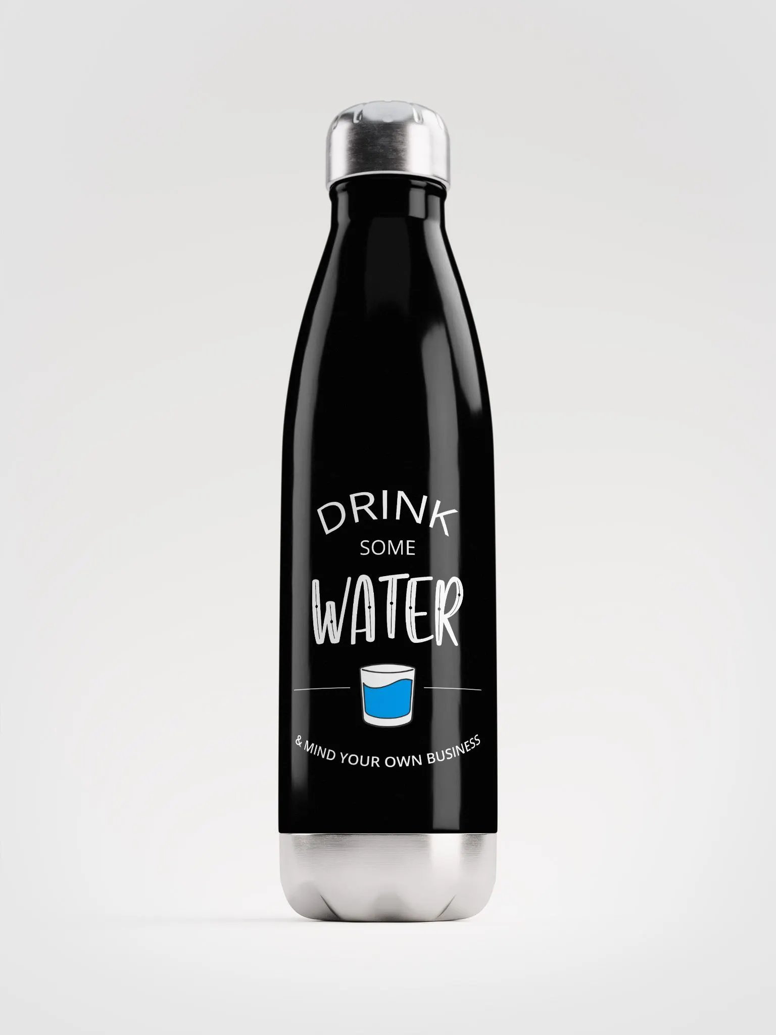 17 oz Drink Some Water Stainless Steel Water Bottle product image (1)