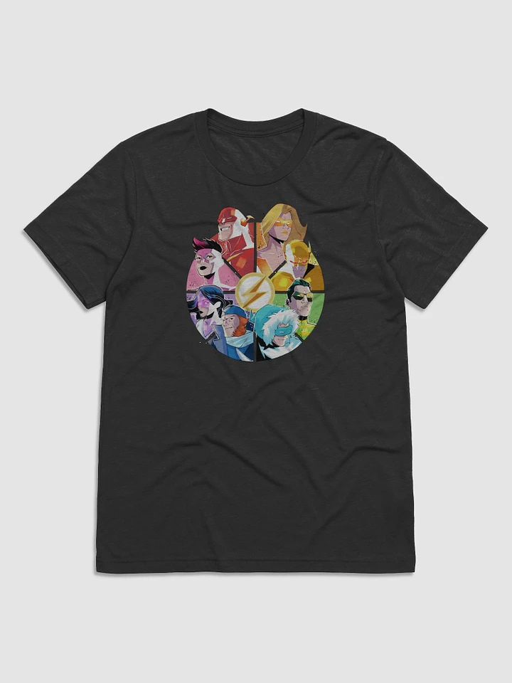 The Flash characters colorwheel T-shirt product image (1)