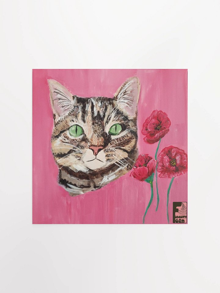 "Poppy the Cat" Poster Print product image (1)