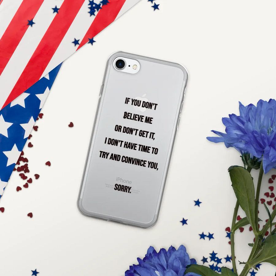 SATOSHI Quote - iPhone Clear Case product image (12)