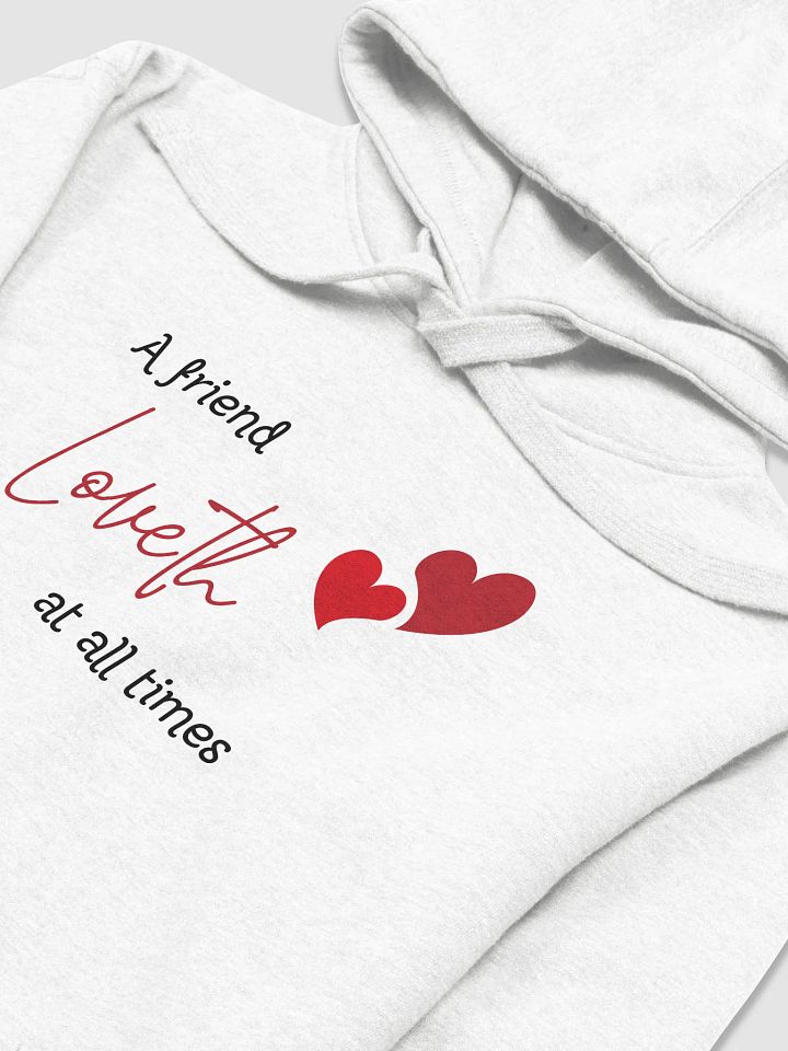 A Friend Loveth at All Times Unisex Hoodie product image (2)