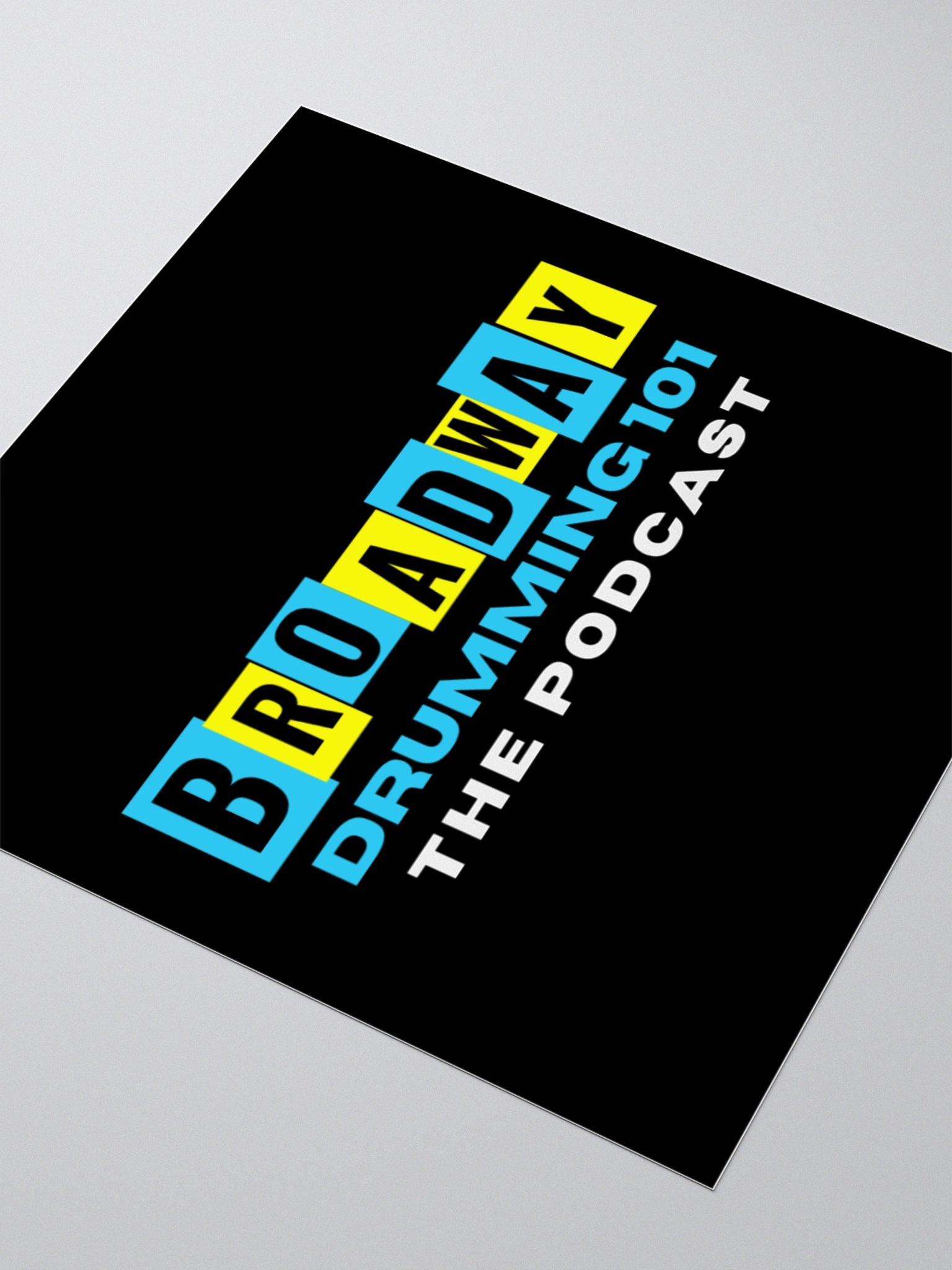 Broadway Drumming 101 Stickers - Black product image (8)