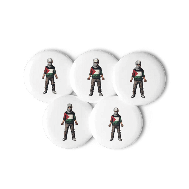 Set of Pin Buttons | AI Design FREE PALESTINA product image (3)