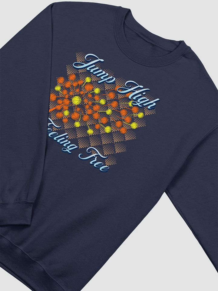 Dandelion Basketball Jump High Feeling Free Crewneck Sweatshirt product image (2)