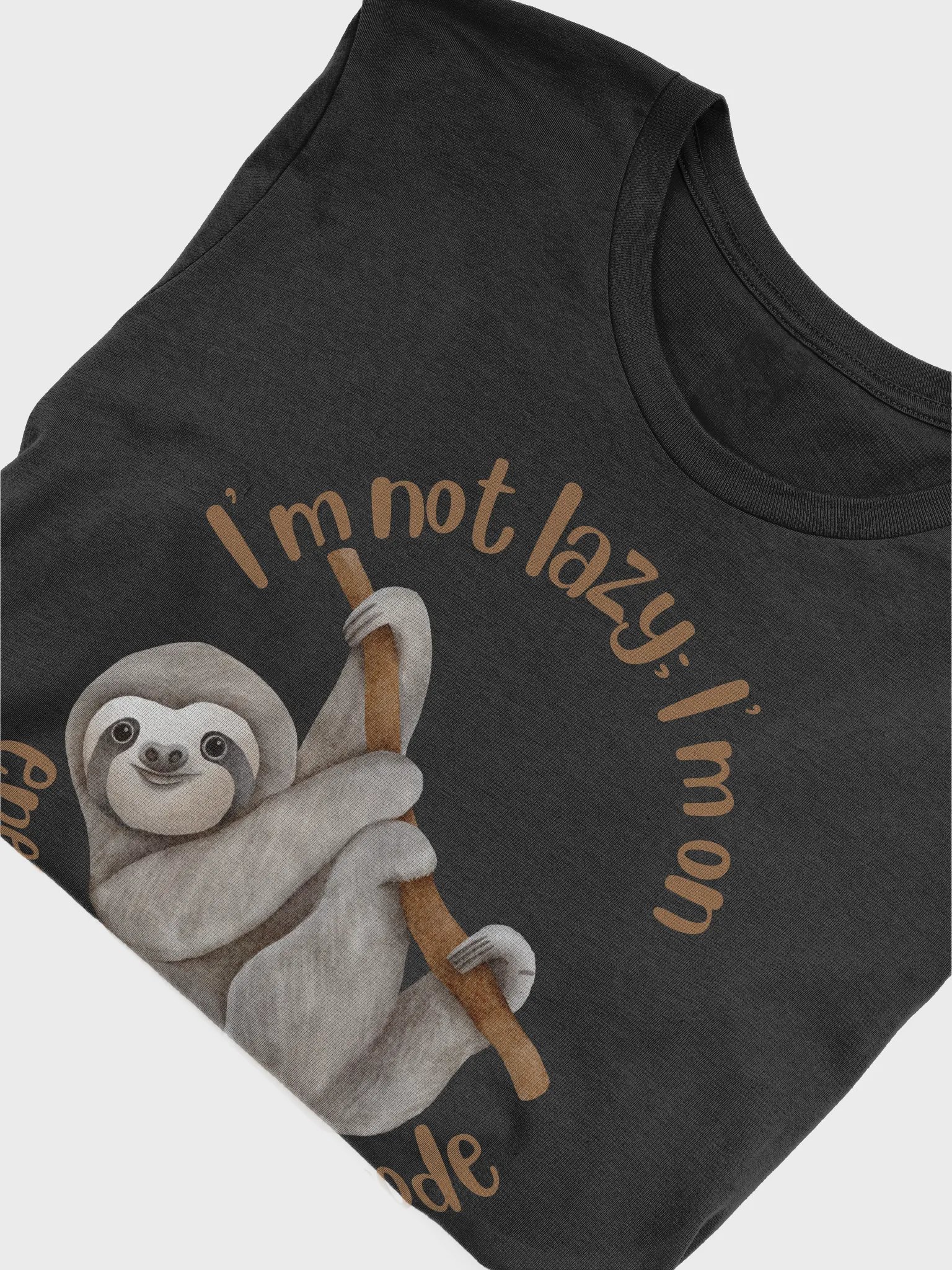 Energy-Saving Sloth Graphic Tee product image (5)