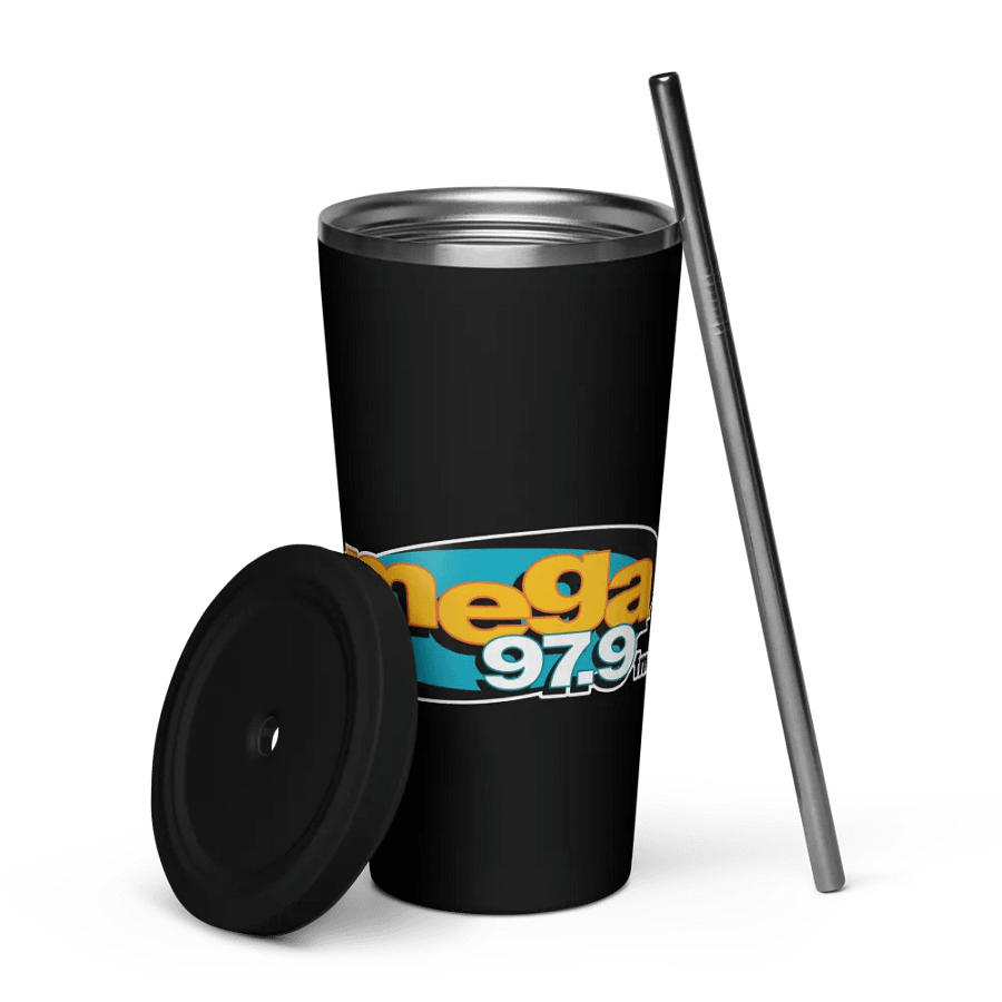 Mega 97.9 Insulated Tumbler with a Straw product image (5)