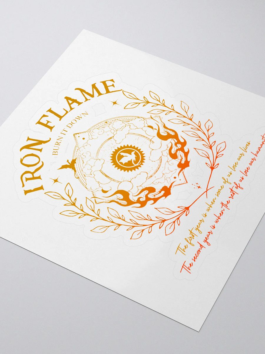 Iron Flame - Burn It Down - Sticker product image (3)