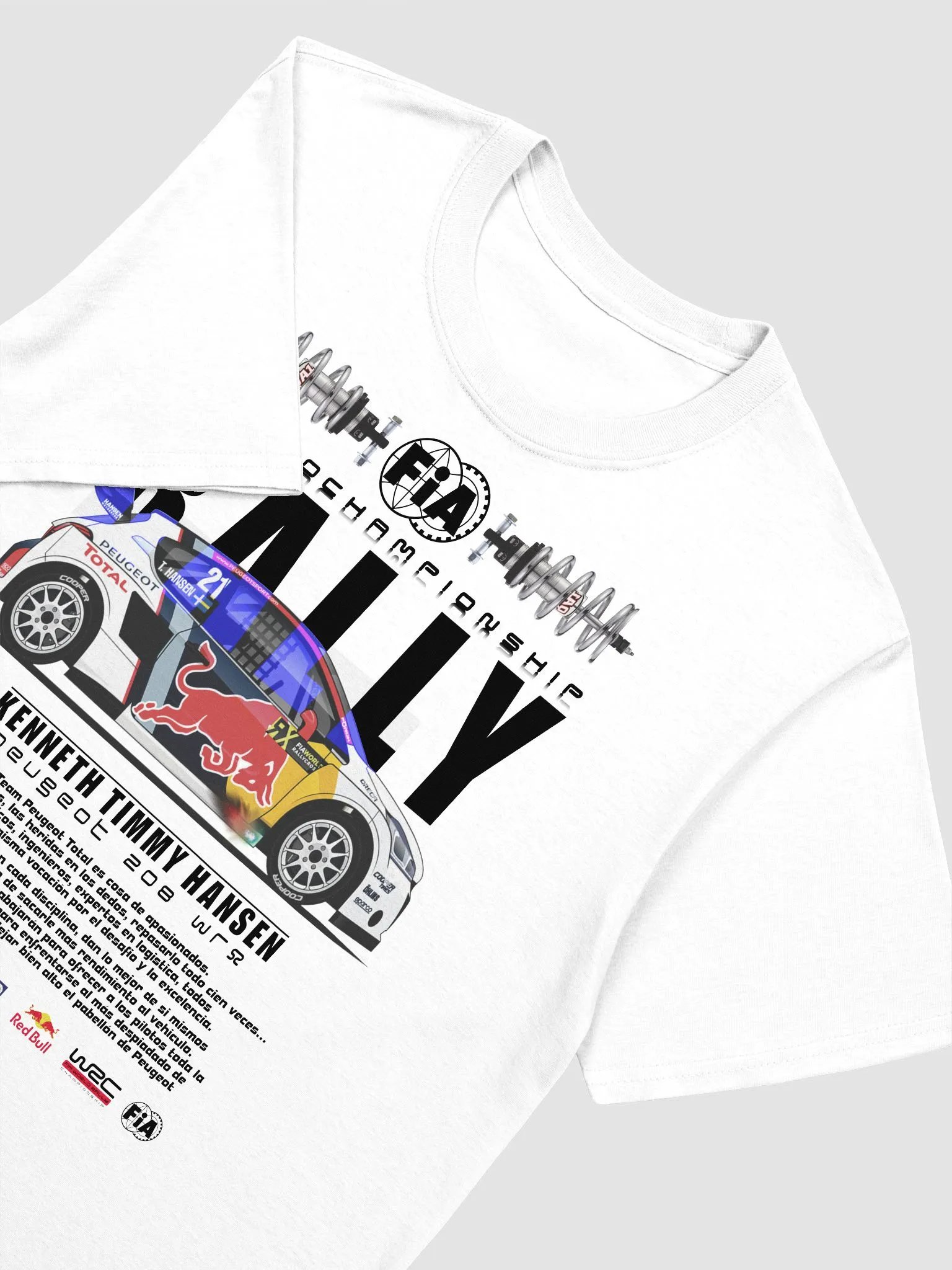 Rally Car Suspension Graphic T-Shirt product image (2)
