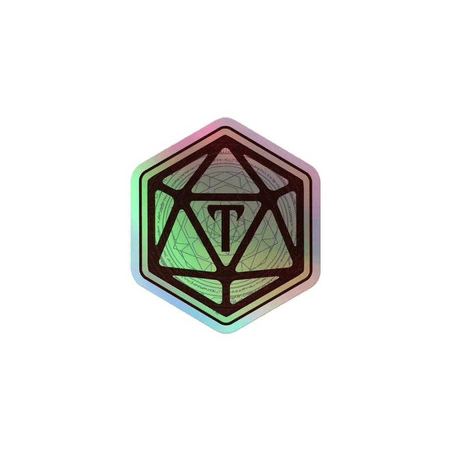 Dave Thaumavore Original Logo holographic sticker product image (1)