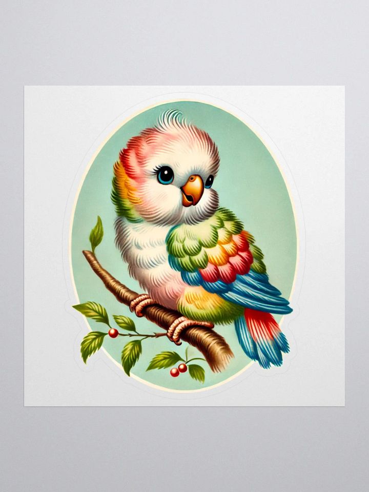 Adorable Colorful Baby Bird Stickers product image (3)