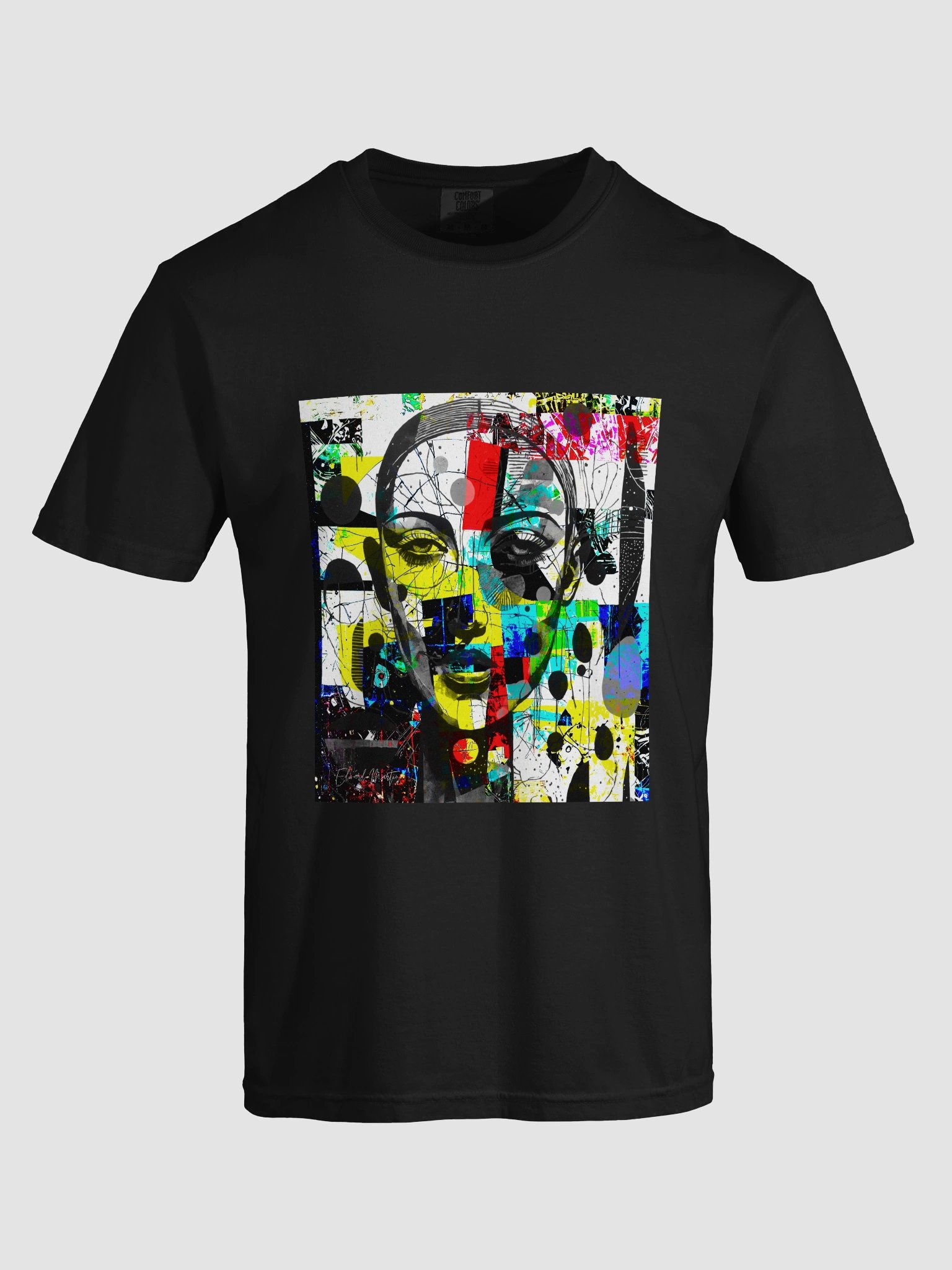 Geometric Fusion Abstract T-Shirt product image (95)