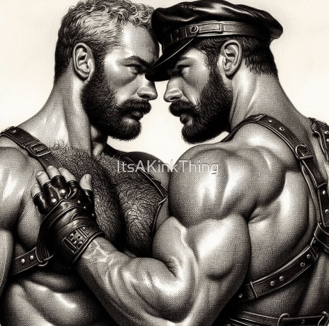 Leather Daddy Sizzle Leder Pride Graphic Design product image (1)
