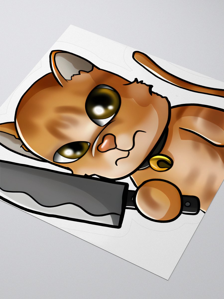 "Ember Grrrrr" Kiss Cut Sticker product image (3)