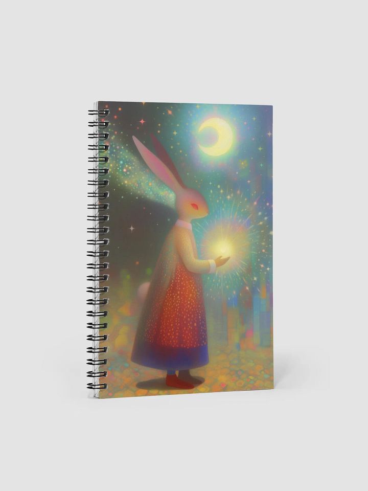 Mystical Rabbit Dreams Spiral Notebook product image (1)