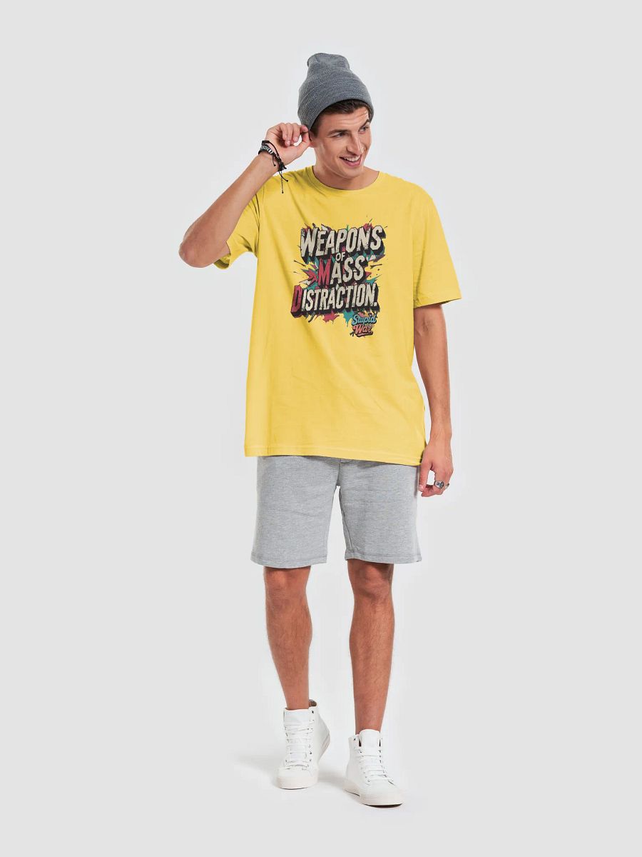 Stupid War Tee - Weapons of Mass Distraction T-Shirt | Political Pop Culture Tee product image (6)