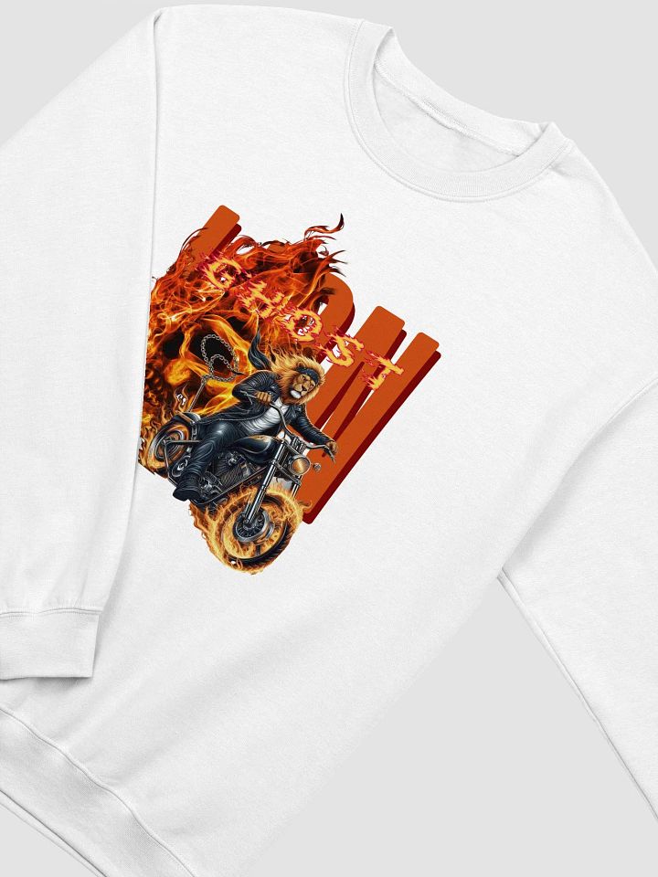 Lion Ghost Rider Crewneck Sweatshirt product image (7)