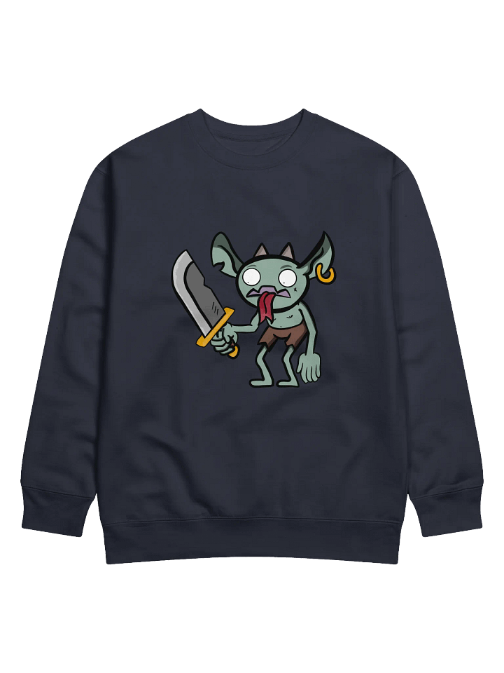 Sword-Wielding Silly Goblin Sweatshirt product image (1)