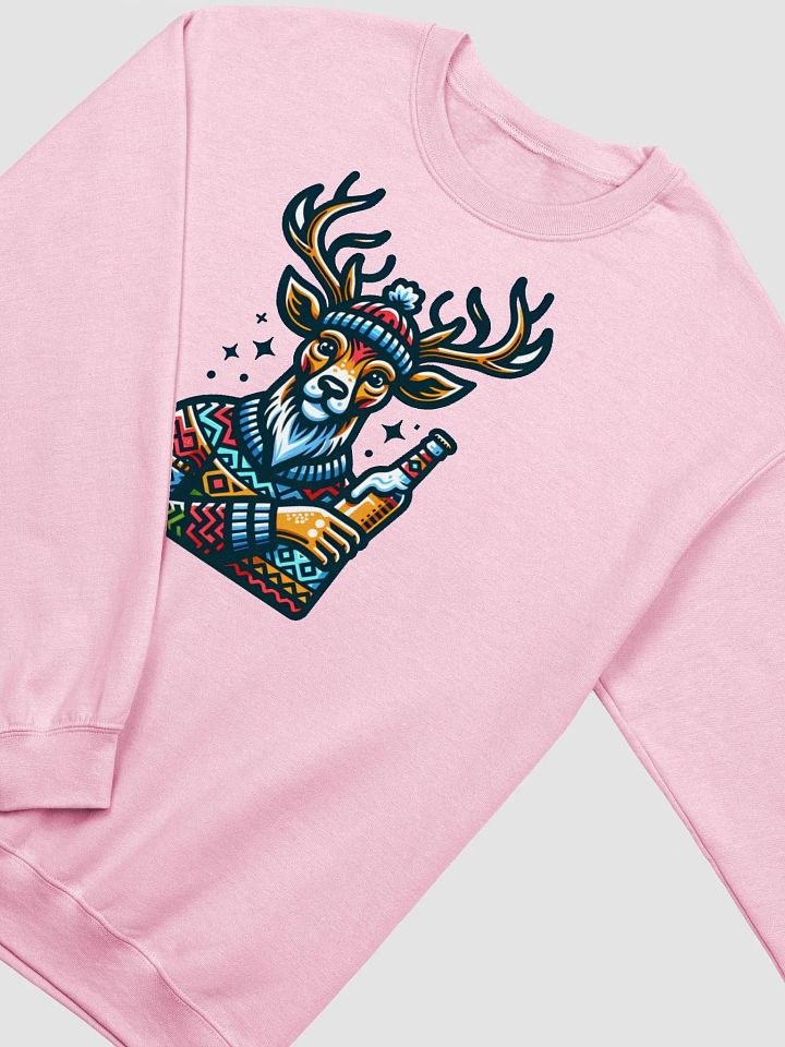Festive Deer Crewneck Sweatshirt product image (2)