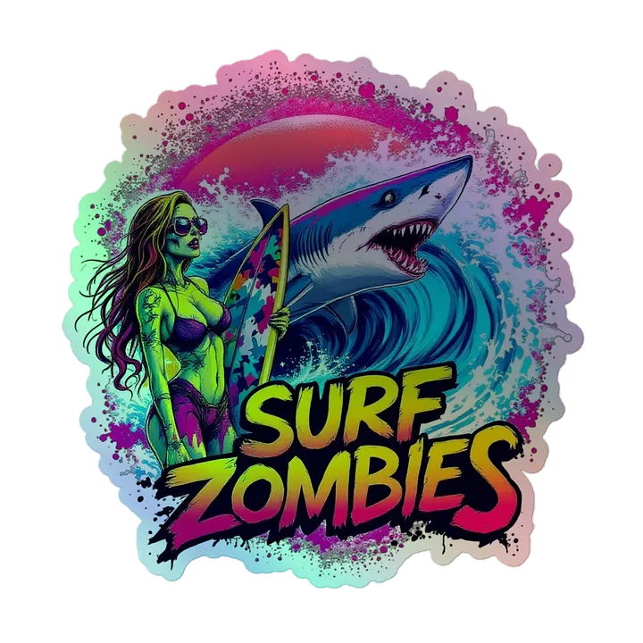 He'e Nalu Holographic Sticker product image (2)