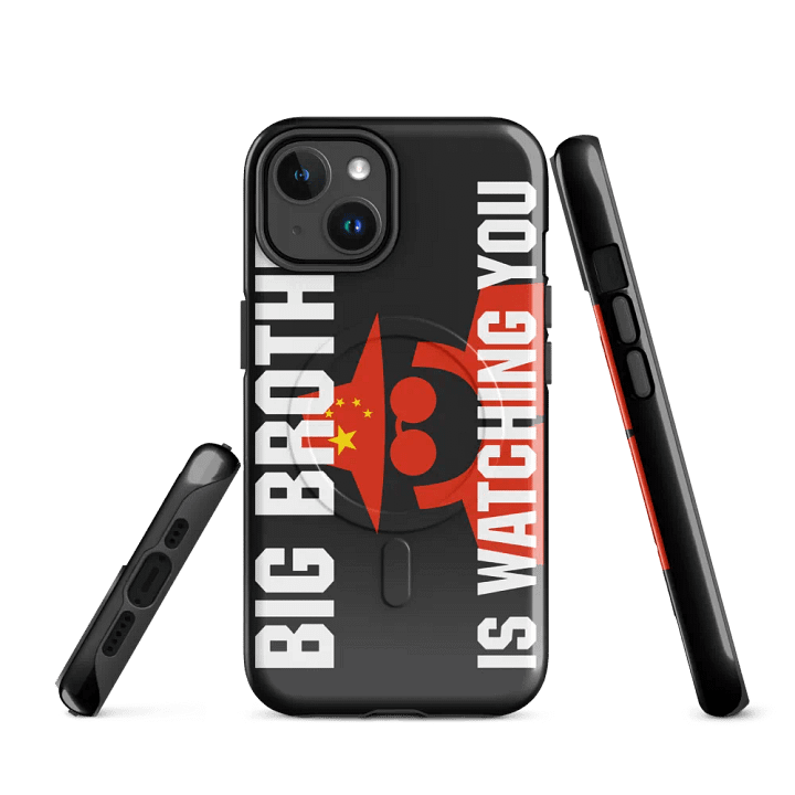 NEW ARRIVAL! "Big Brother Is Watching You" MagSafe® Tough Case for iPhone® product image (1)