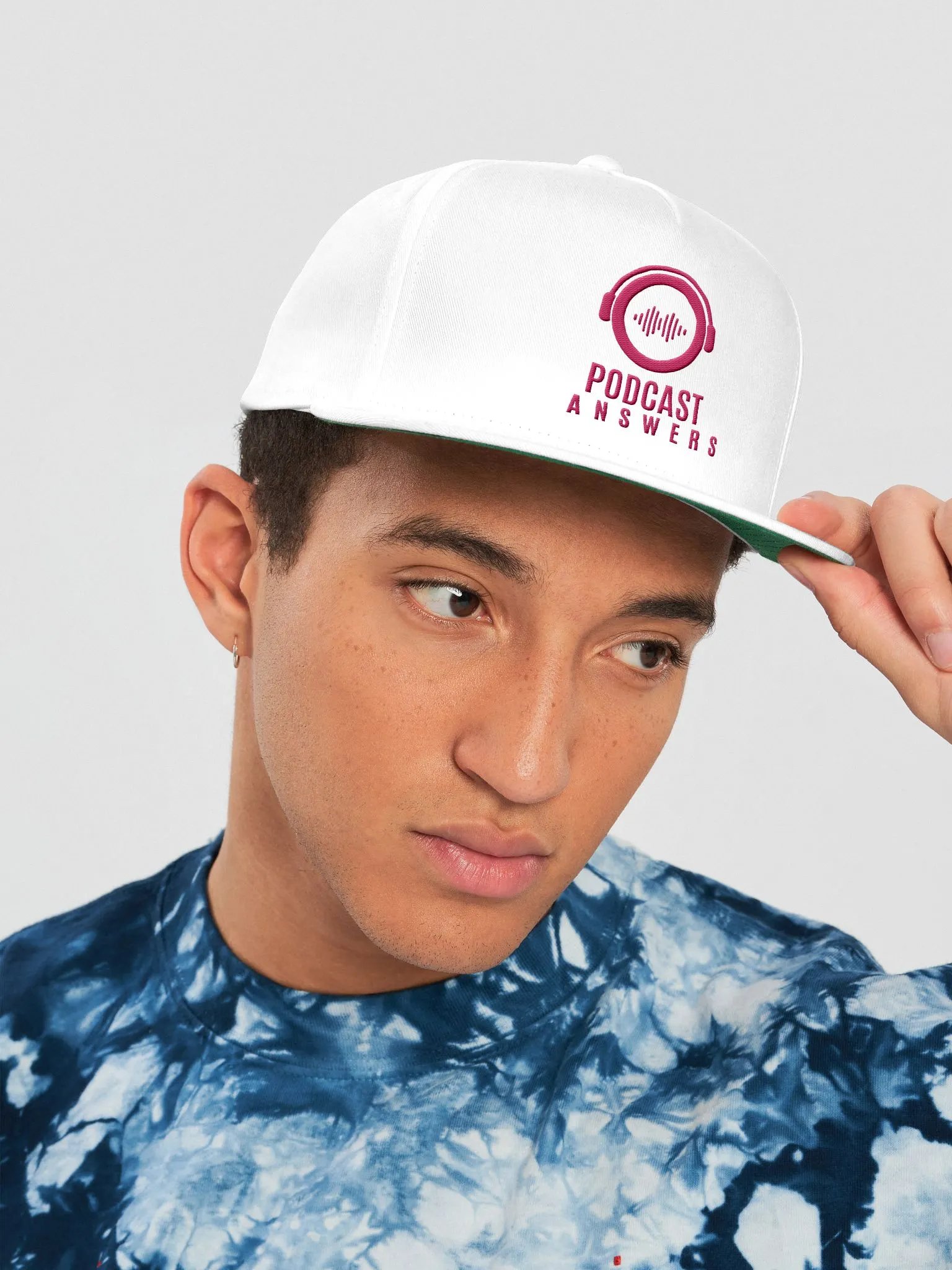 Eli White Snapback Logo Hat product image (5)