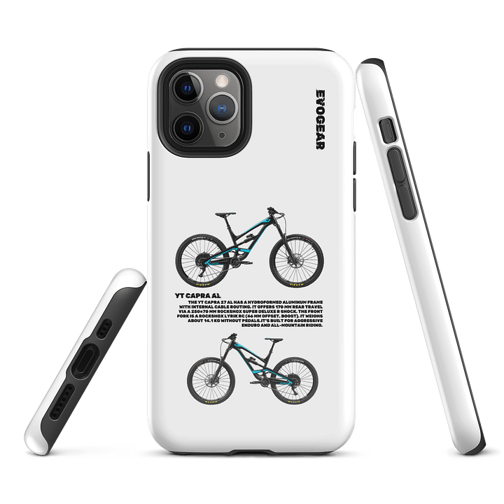 white YT Capra 27 AL iPhone Case product image (3)
