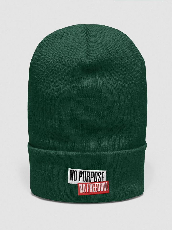 Rebel Spirit Cuffed Beanie | No purpose no freedom product image (2)