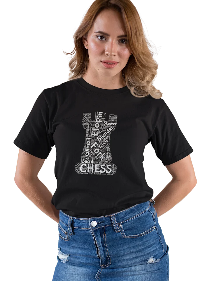Rook Word Cloud Chess T-shirt product image (2)