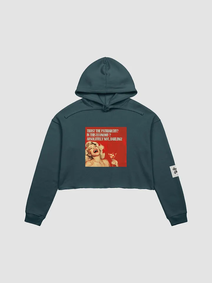 Trust The Patriarchy? Cropped Hoodie product image (3)