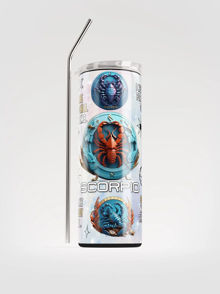 Intense and Chill Scorpio Stainless Steel Tumbler product image (2)