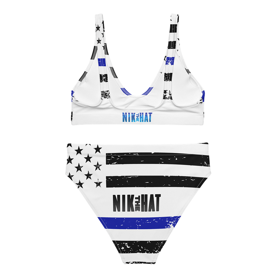 Nik The Hat | High-Waisted Bikini – Summer ’25 BACK THE BLUE Edition product image (4)