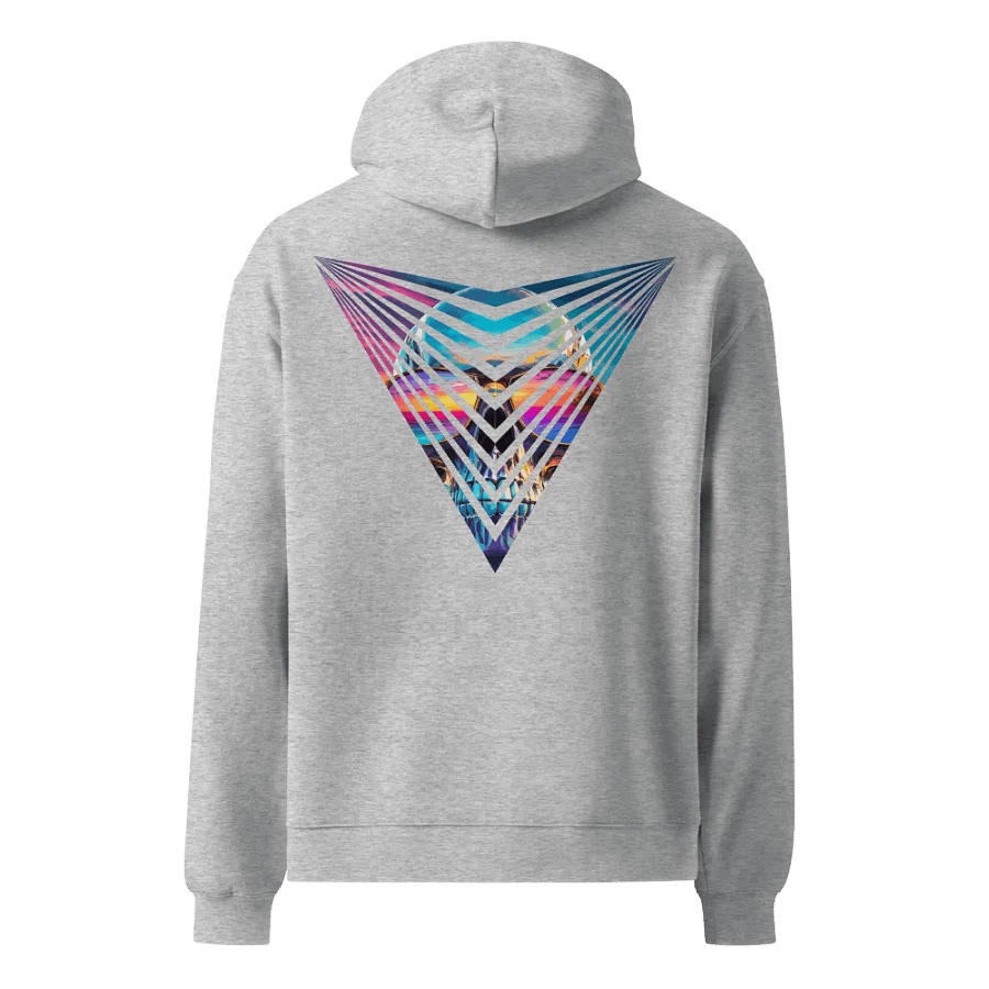 VACIO Skull Vortex Logo Premium Relaxed Fit Hoodie product image (1)