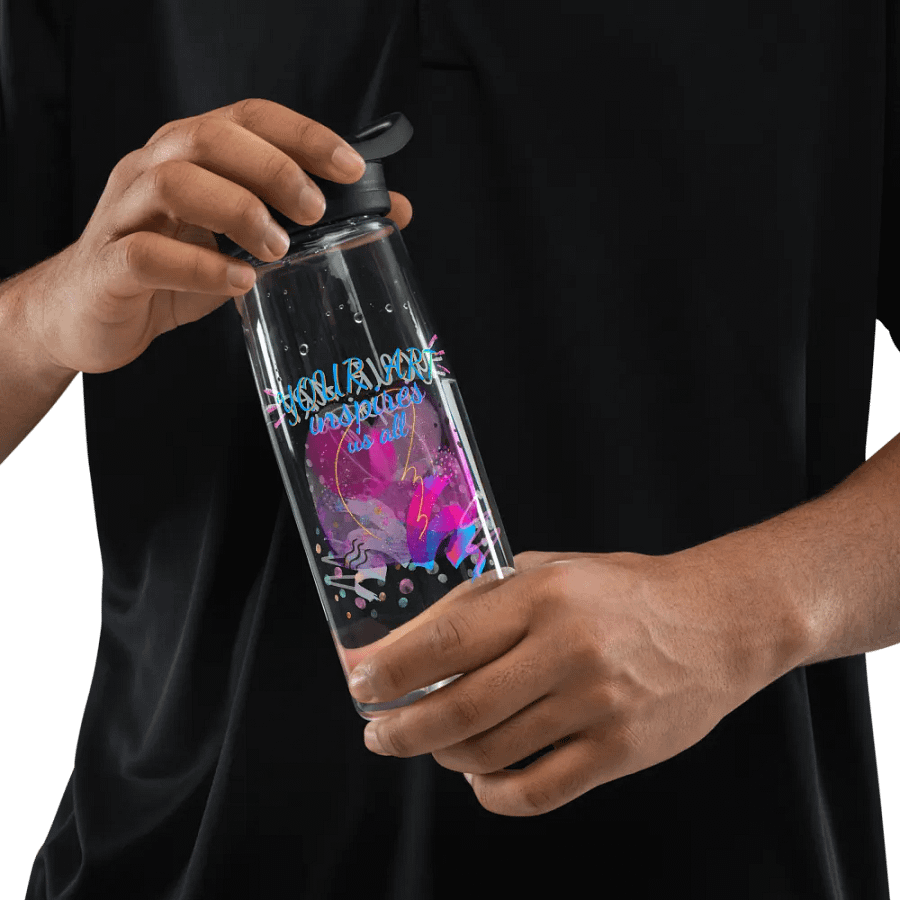 Camelback water bottle with beautiful artistic design 'Your Art inspires us