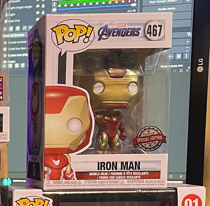 NEW Funko Pop Avengers (Endgame) IRON MAN 467 - Special Edition Bobble-Head product image (1)