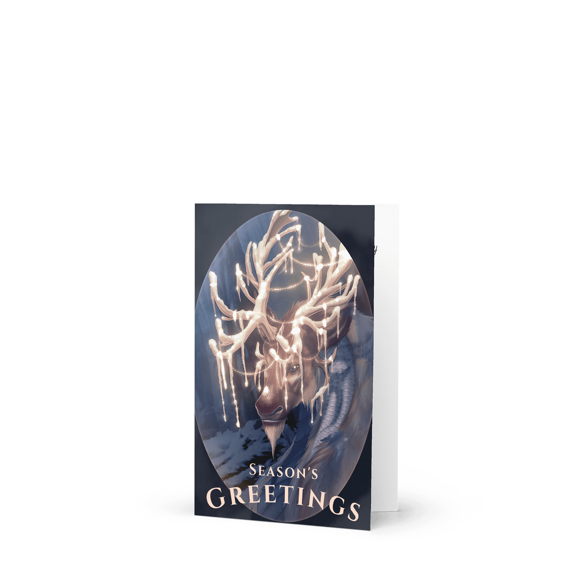 Caribou Dragon Holiday Card product image (2)