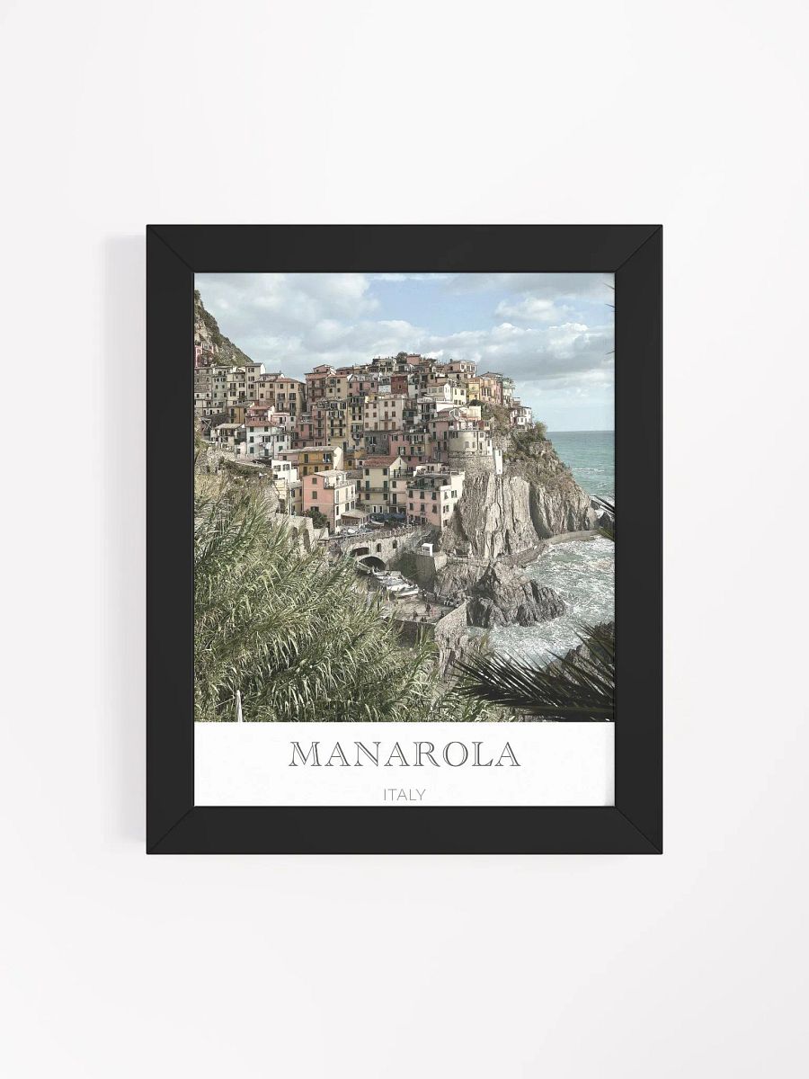 Manarola Cinque Terre - Framed High-Quality Matte Poster product image (4)