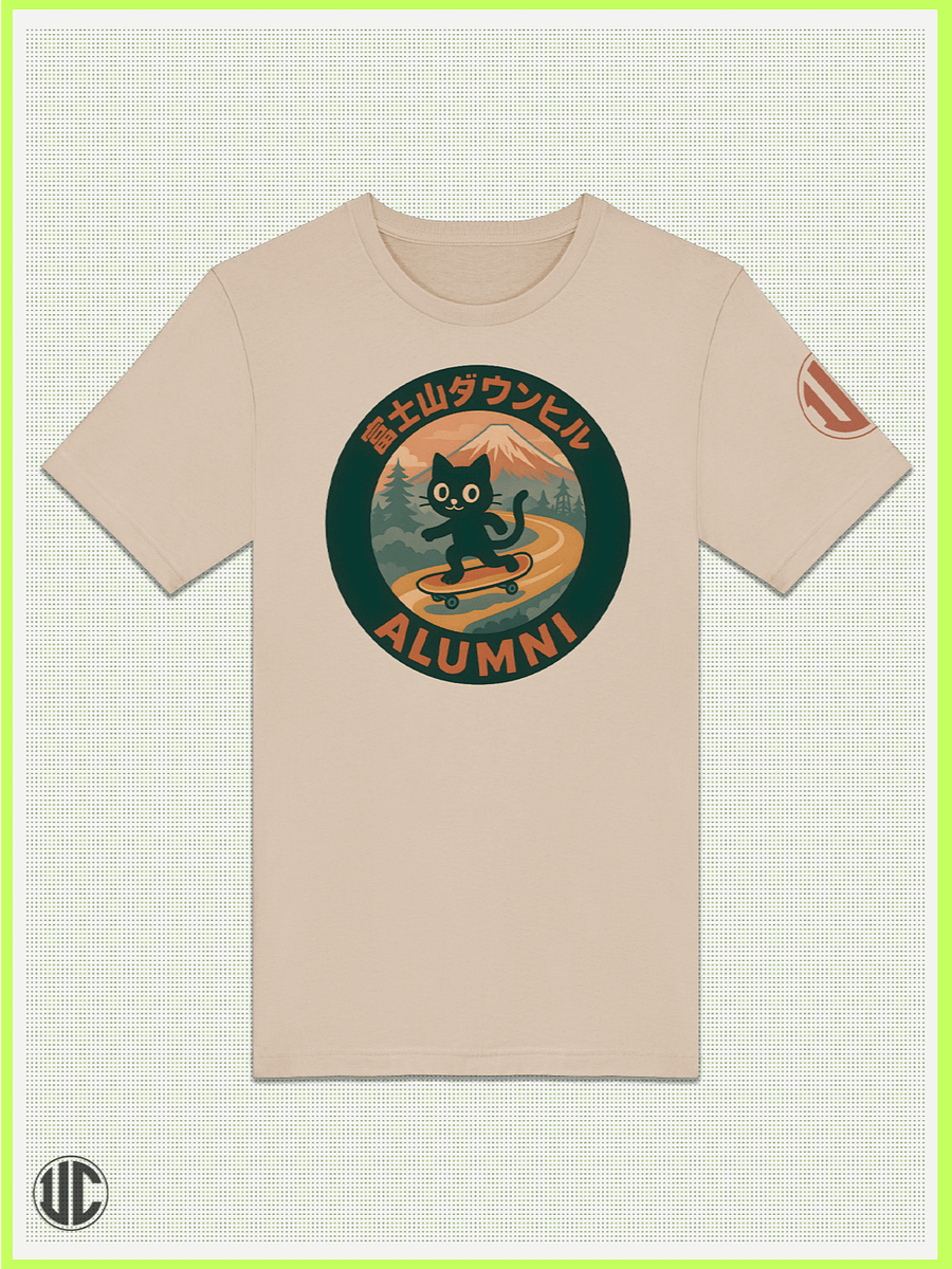 Mt. Fuji Downhill Alumni Skate T-Shirt – UnkoCon Original product image (1)