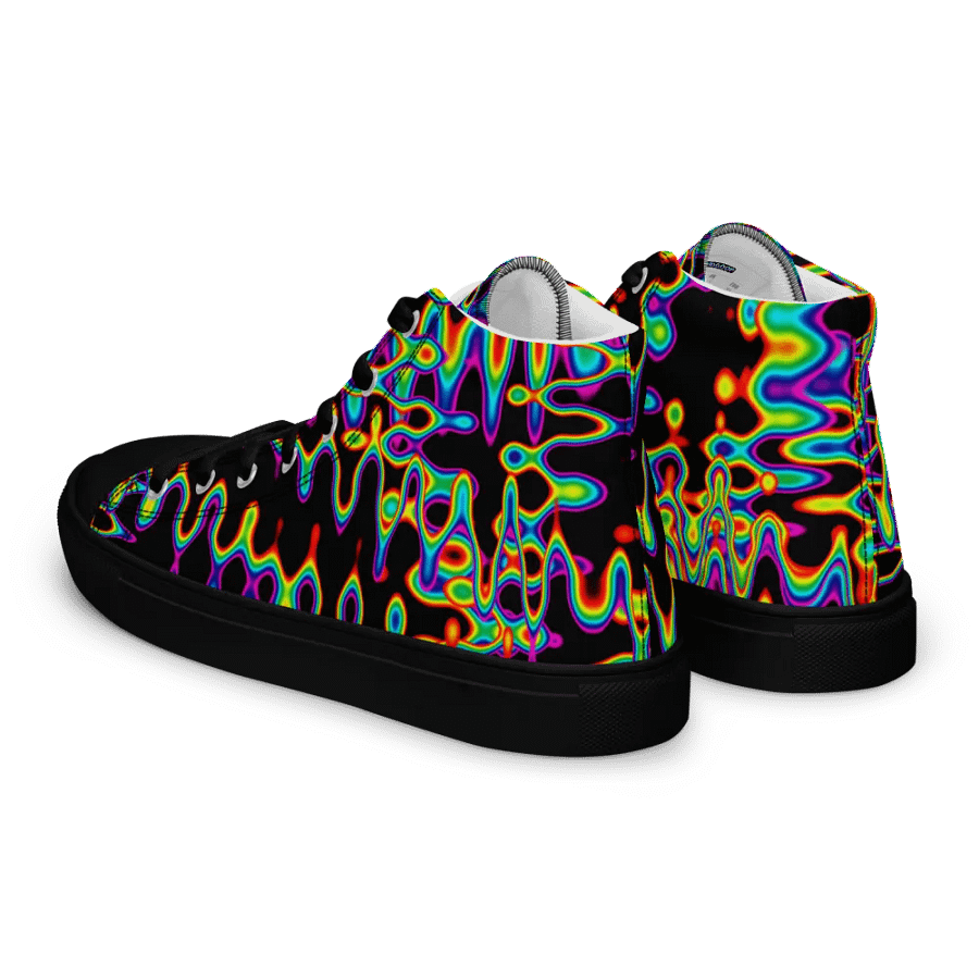 rainbows melt High Top canvas shoes (womens) product image (8)