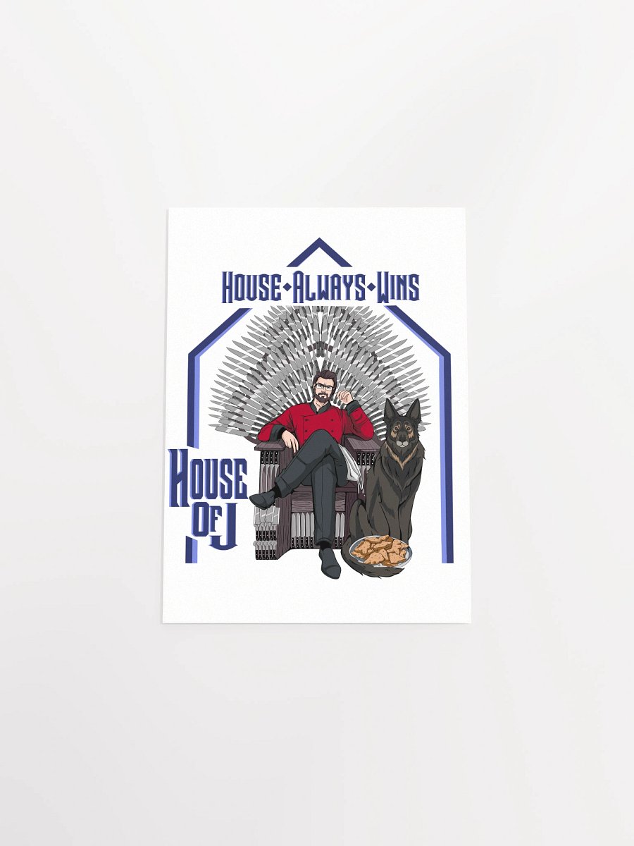"House Always Wins" Poster (Light) product image (19)