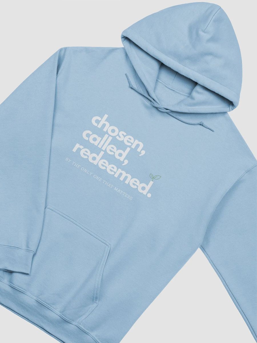 Chosen, Called, Redeemed Hoodie (White Text) product image (4)