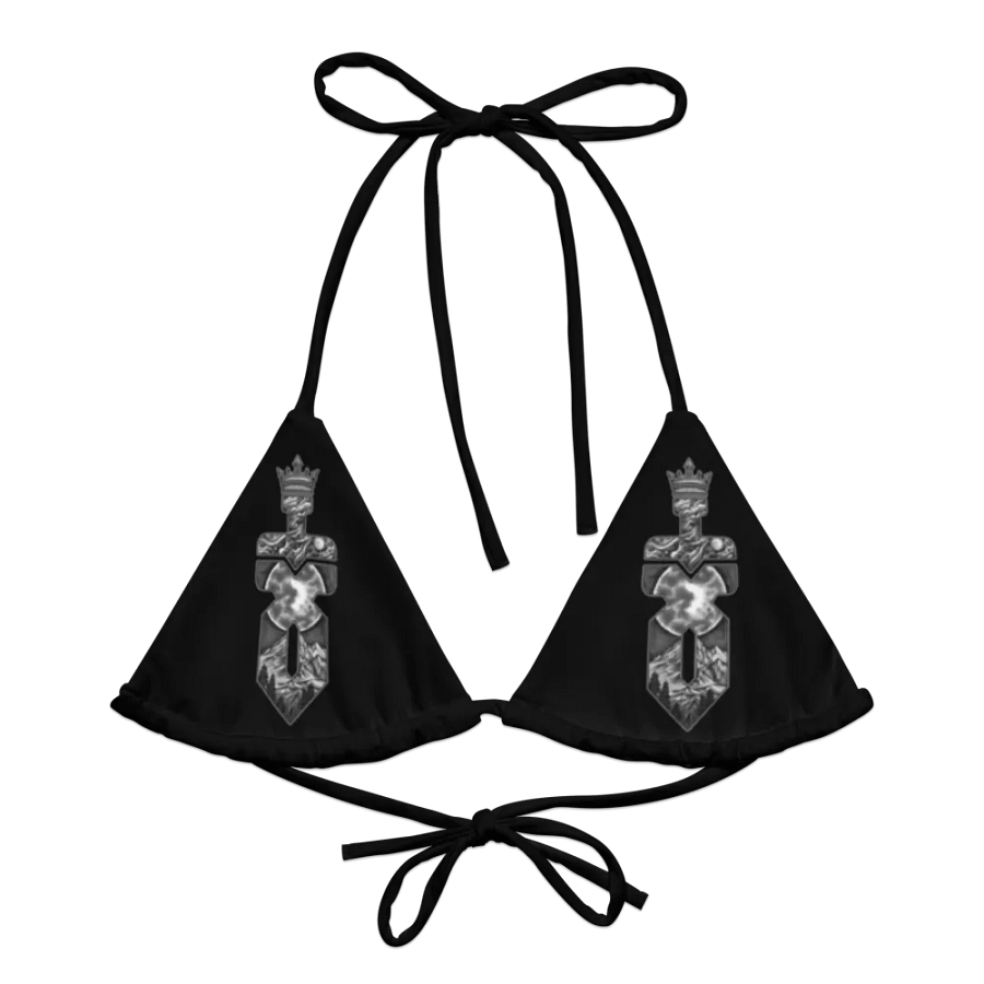 Black and White Bikini Top product image (1)