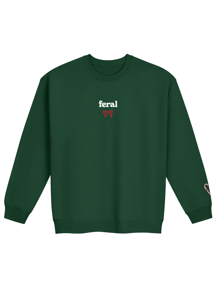 feral embroidered crewneck product image (2)