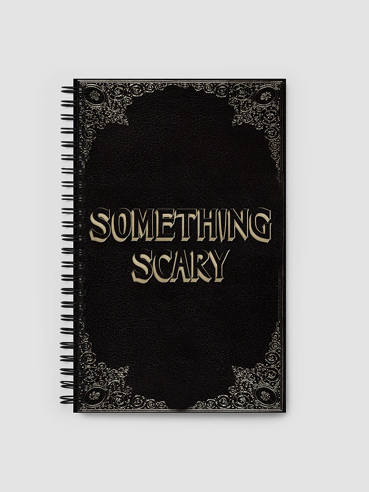 [Something Scary] Gold Spiral notebook product image (1)