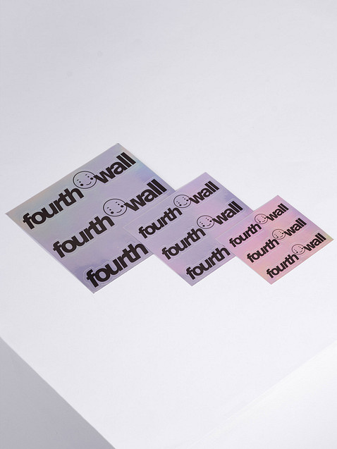 Photo showing Kiss-Cut Holographic Sticker Sheet