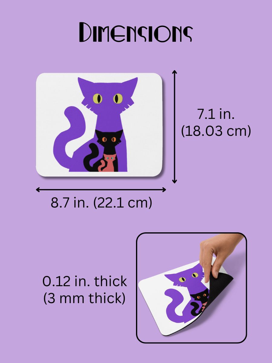 Nesting Cats Mouse Pad - Workstation Felines product image (3)