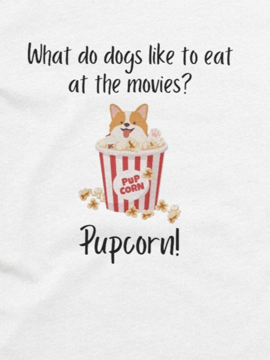 Pupcorn Tee - White product image (2)