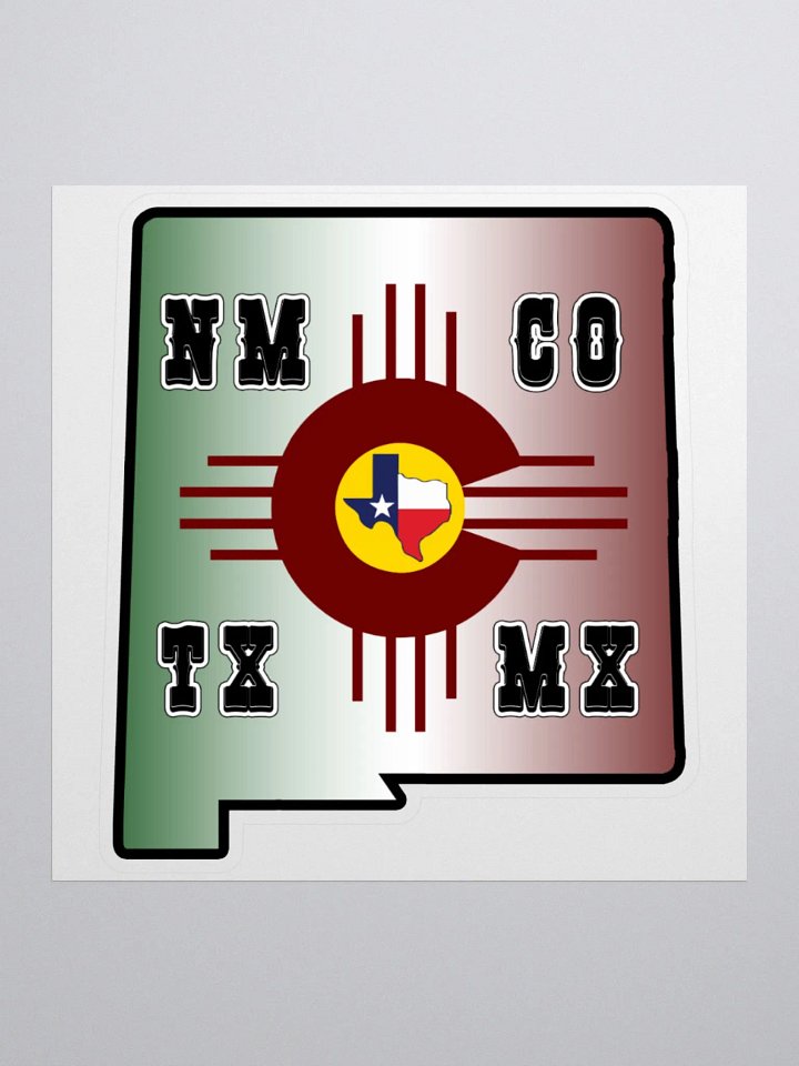 NEW MEXICO COLORADO TEXAS & MEXICO ZIA SYMBOL product image (2)