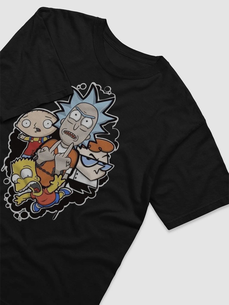 Rebellious Cartoon Characters Graphic T-Shirt product image (17)